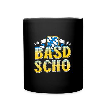 Basd Scho Chemise bavaroise Munich Bavière - Mug uni - noir - Devant