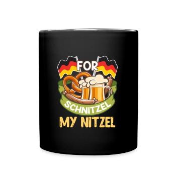 Deutsches Essen For Schnitzel my Nitzel Bayern - Mug uni - noir - Devant