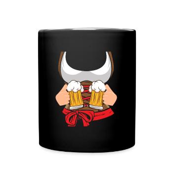 Beer Drinker Women Traditional Shirt Women Bavaria - Full Colour Mug - black - Front