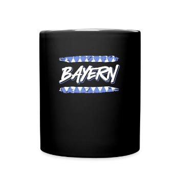 Bavaria Bavarian Tradition Free State of Bavaria - Full Colour Mug - black - Front