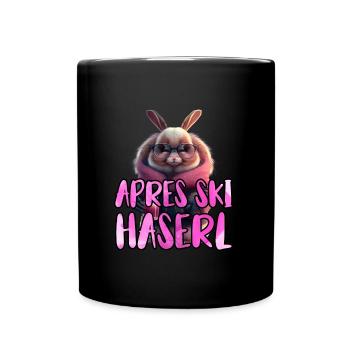 Après Ski Haserl Ski Party Shirt Women Ski Bunnies - Full Colour Mug - black - Front