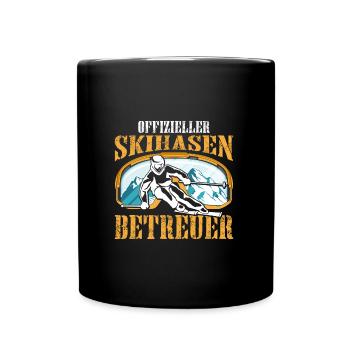 Offizieller Skihasen Betreuer Apres-Ski Party - Tasse einfarbig - Schwarz - Vorne