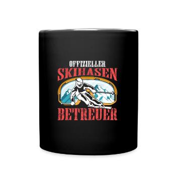 Offizieller Skihasen Betreuer Apres-Ski Party - Tasse einfarbig - Schwarz - Vorne