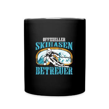 Offizieller Skihasen Betreuer Apres-Ski Party - Tasse einfarbig - Schwarz - Vorne