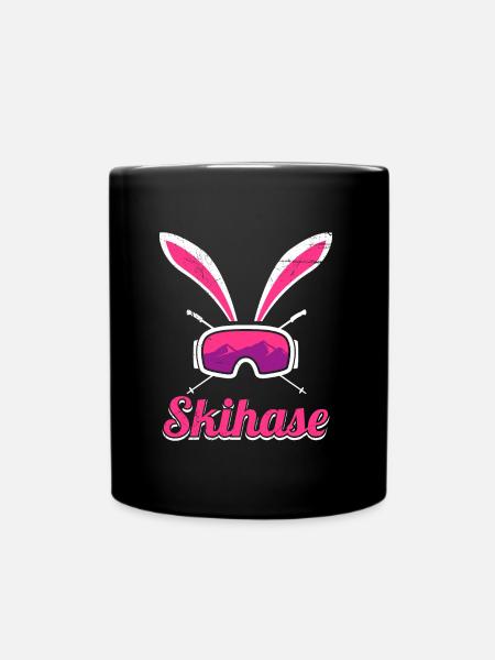 Skihase Apres Party Skifahren Frauen Ski Hasen - Tasse einfarbig - Schwarz