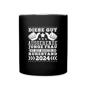 Rente Frauen Diese Gut Aussehende Junge Frau - Tasse einfarbig - Schwarz - Vorne