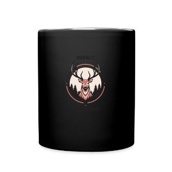 Chasse au cerf Chasse Unique - Mug uni - noir - Devant