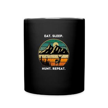 Unique Hunt - Full Colour Mug - black - Front