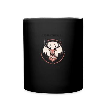 Chasse au cerf Chasse Unique - Mug uni - noir - Devant