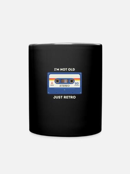 Retro Sarcastic Age Saying - Full Colour Mug - black