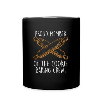 Baker est fier d’être membre de l’équipe de cuisson des biscuits ! - Mug uni - noir - Devant