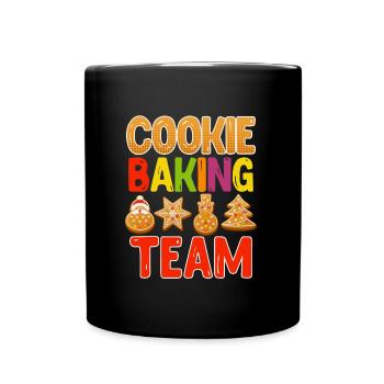 Biscuits Équipe de pâtisserie Fans de pâtisserie Biscuits Baker - Mug uni - noir - Devant