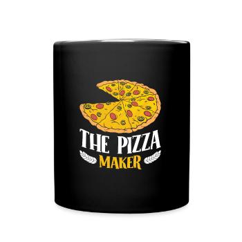 Pizzabäcker The Pizza Maker Backliebhaber - Tasse einfarbig - Schwarz - Vorne