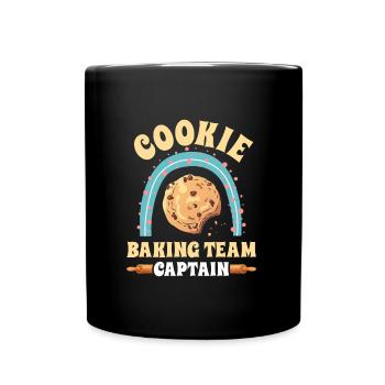 Cookie Baking Team Captain Baking Lover Dough - Full Colour Mug - black - Front