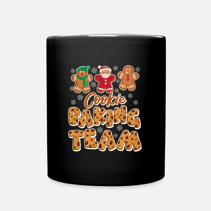 Baking Team Plätzchen Backliebhaber Backen - Tasse einfarbig - Schwarz