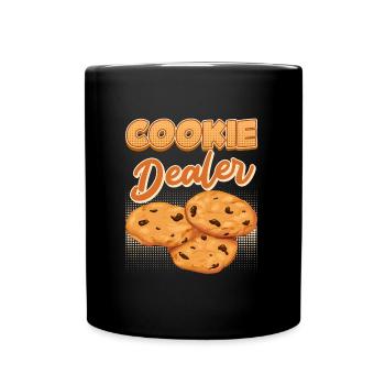 Cookie Dealer Bakery Baking Lovers Baking - Full Colour Mug - black - Front