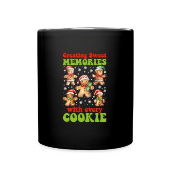 Backfans Creating Sweet Memories with every Cookie - Full Colour Mug - black - Front