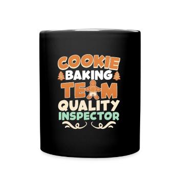 Cookie Quality Inspector Biscuit Baking Bakery - Full Colour Mug - black - Front