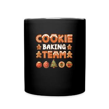 Cookie Baking Team Christmas - Full Colour Mug - black - Front