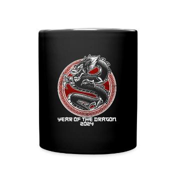 Drachenjahr 2024 Année du Dragon Chine - Mug uni - noir - Devant