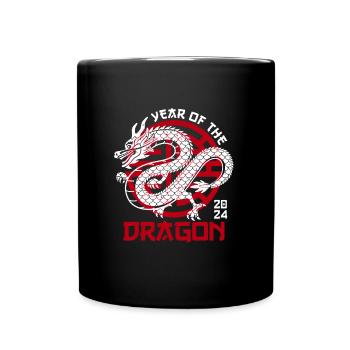 2024 Année du Dragon Nouvel An chinois - Mug uni - noir - Devant