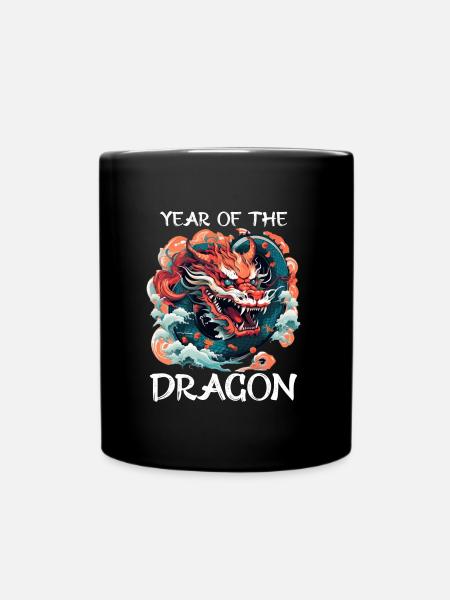Année du Dragon Nouvel An chinois - Mug uni - noir