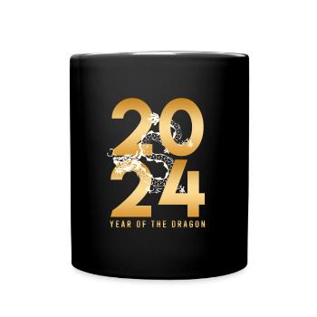 2024 Bonne Année Tradition de la Saint-Sylvestre - Mug uni - noir - Devant