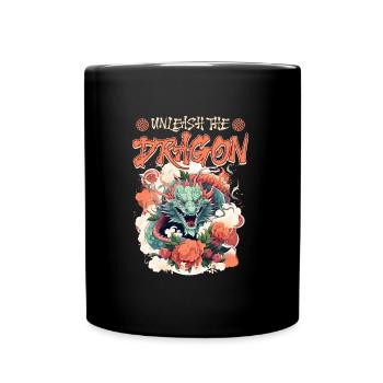 China Fan New Year Party Year of the Dragon - Full Colour Mug - black - Front