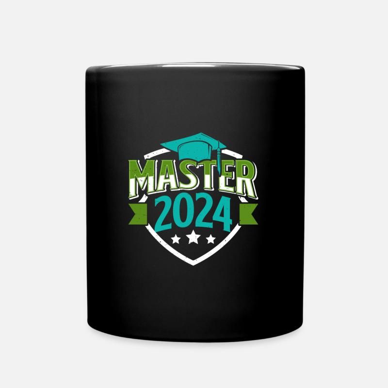 Master 2024 Masterabschluss Bestanden Party - Tasse einfarbig - Schwarz