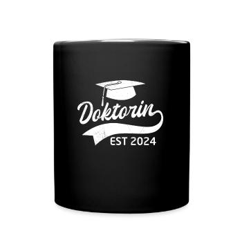 Doktorin EST 2024 Dissertation Bestanden - Tasse einfarbig - Schwarz - Vorne
