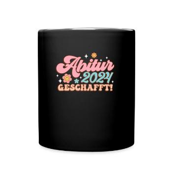 Abitur 2024 made high school graduates funny things - Full Colour Mug - black - Front