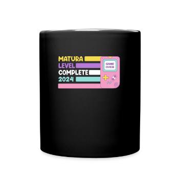 MATURA Level Complete 2024 Maturantin Funny - Full Colour Mug - black - Front