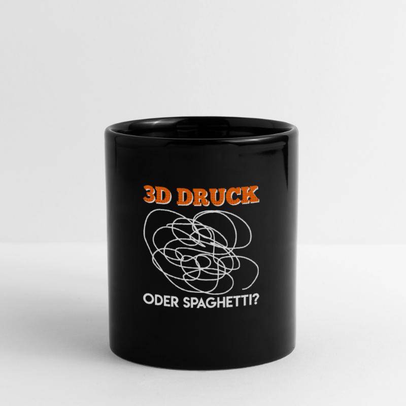 3D printing or spaghetti? 3D Printing Errors Full Colour Mug