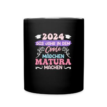 2024 The Year Cool Girls Graduate - Full Colour Mug - black - Front