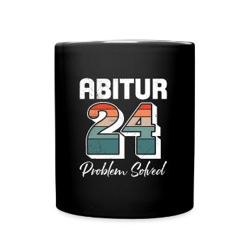 Abi 2024 Certificat de fin d’études secondaires de l’Abitur Diplômés du secondaire - Mug uni - noir - Devant