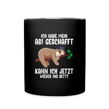 Drôle de diplômé du secondaire a réussi mon baccalauréat - Mug uni - noir - Devant