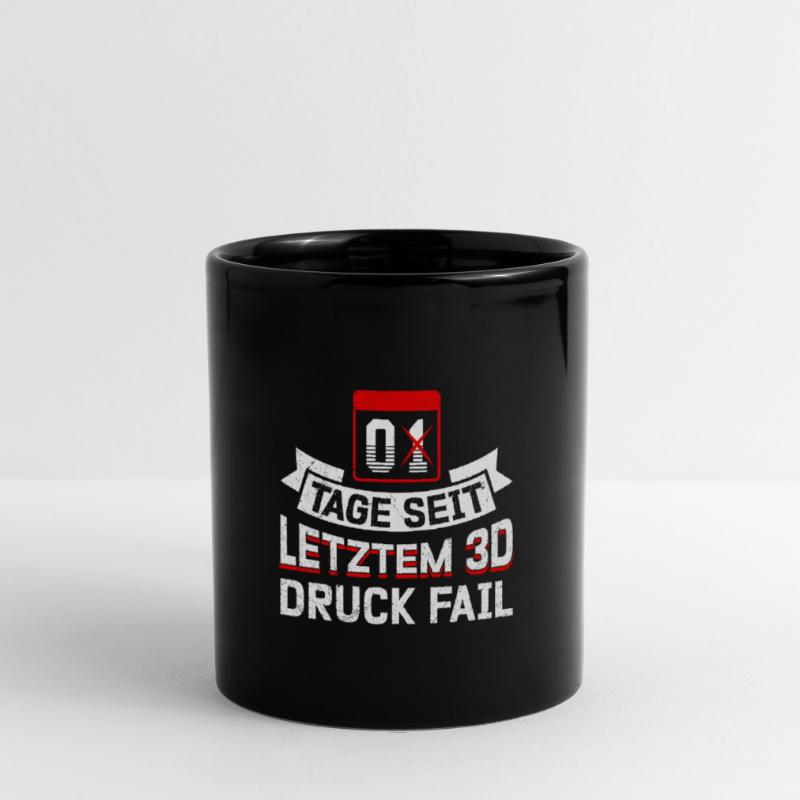 Nerd Impression 3D 0 jours depuis le dernier échec de l’impression 3D Mug uni
