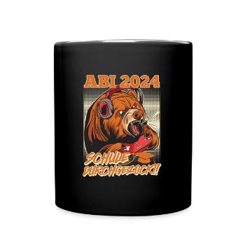 Abi 2024 School Played Through Gamer Funny - Full Colour Mug - black - Front