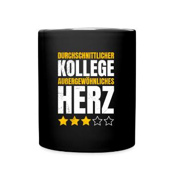 Office Average Colleague Extraordinary - Full Colour Mug - black - Front