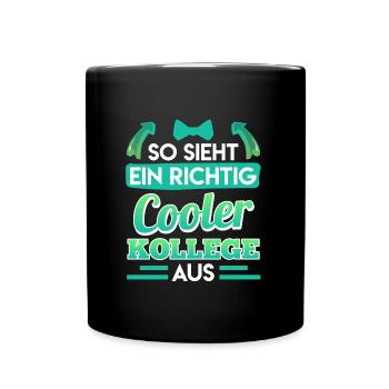 Office Voici à quoi ressemble un collègue vraiment cool - Mug uni - noir - Devant