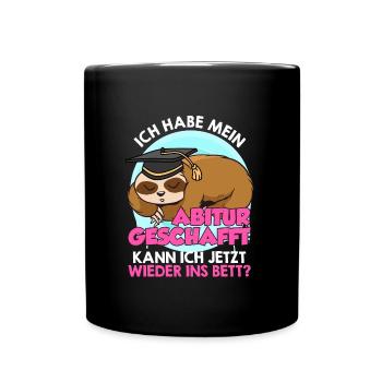 I can go back to bed - Full Colour Mug - black - Front