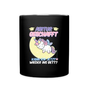 Je peux retourner me coucher - Mug uni - noir - Devant