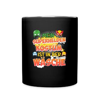 Carnival My superhero costume is in the laundry - Full Colour Mug - black - Front