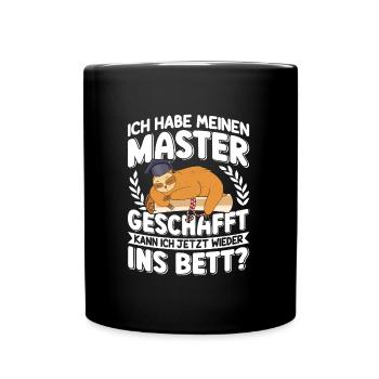 Puis-je retourner me coucher ? - Mug uni - noir - Devant