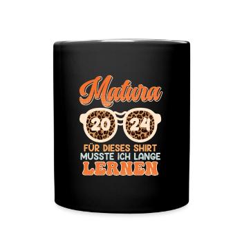 Matura 2024 Pour cette chemise, graduation drôle - Mug uni - noir - Devant