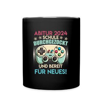 Abitur 2024 Abi School Gambled High School Graduate - Full Colour Mug - black - Front