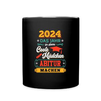 2024 The Year Cool Girls Graduate from High School - Full Colour Mug - black - Front