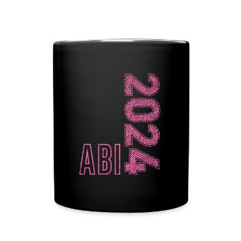 Abi 2024 Abitur Girl High School Graduate Graduation - Full Colour Mug - black - Front