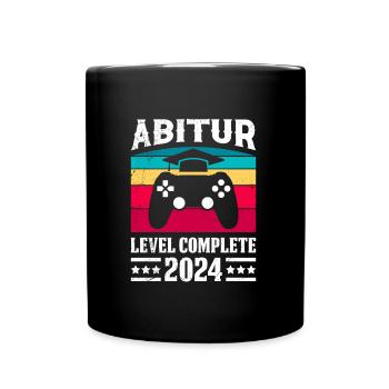 ABI Level Complete 2024 Abitur Graduation Party - Full Colour Mug - black - Front
