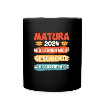 Histoire de Matura 2024 Nous vous écrivons Maturant - Mug uni - noir - Devant